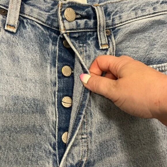 Aritzia - Denim Forum The Boyfriend High Rise Loose 28l size 27 - Picture 5 of 14